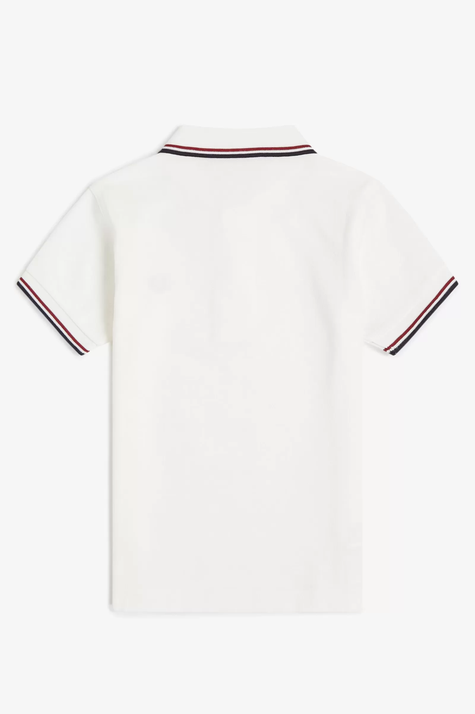 Fred Perry Polo Com Borda Com Ponto Descontínuo Dupla Para Criança